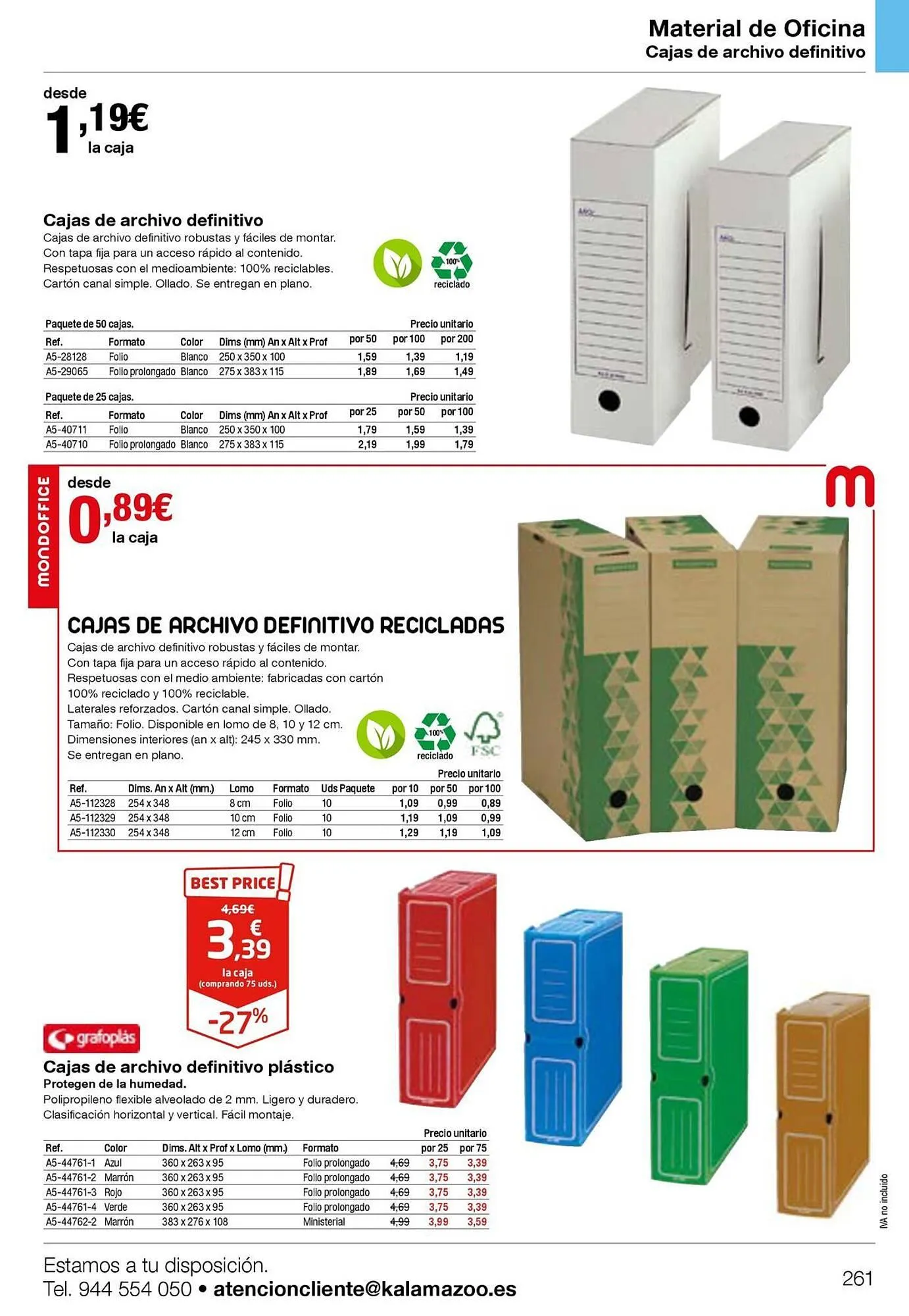 Catálogo de Folleto Staples Kalamazoo 19 de enero al 31 de diciembre 2026 - Página 261