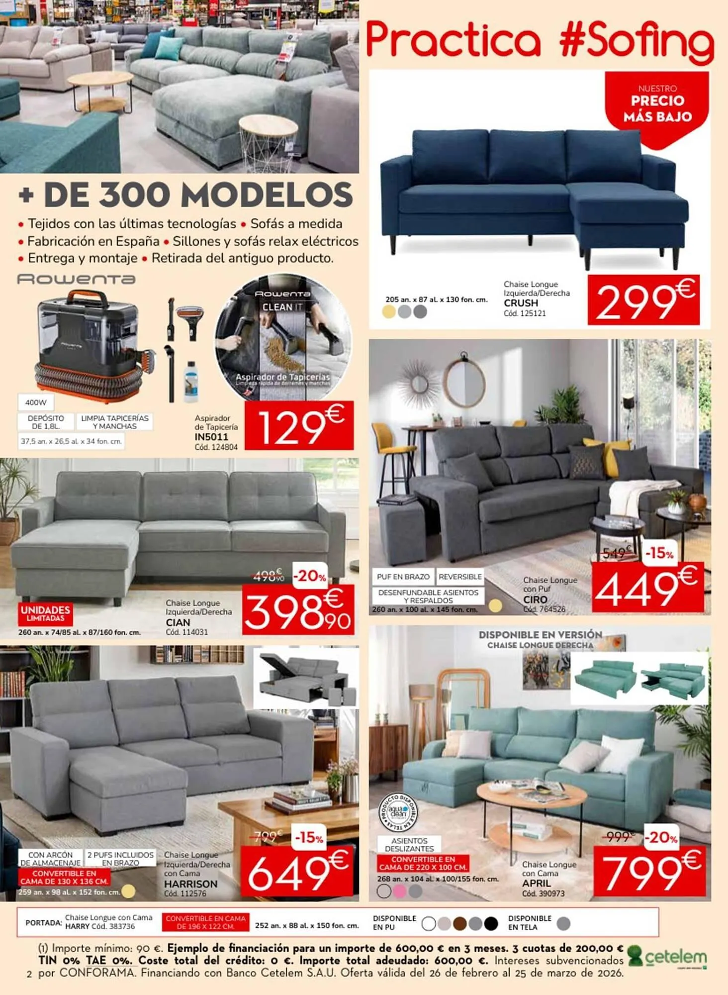 Catálogo de Catálogo Conforama 3 de marzo al 25 de marzo 2026 - Página 2