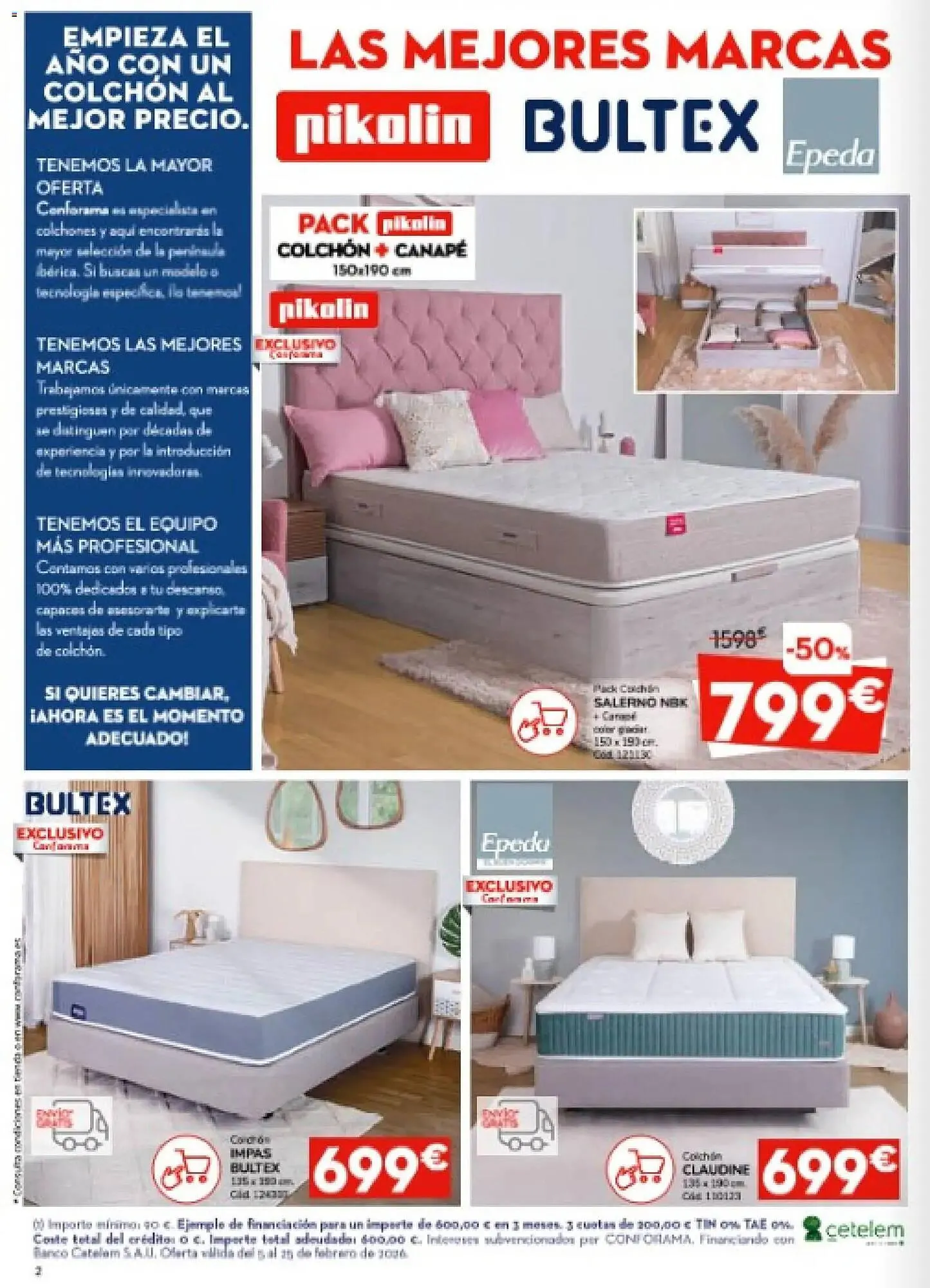 Catálogo de Catálogo Conforama 5 de febrero al 25 de febrero 2026 - Página 2