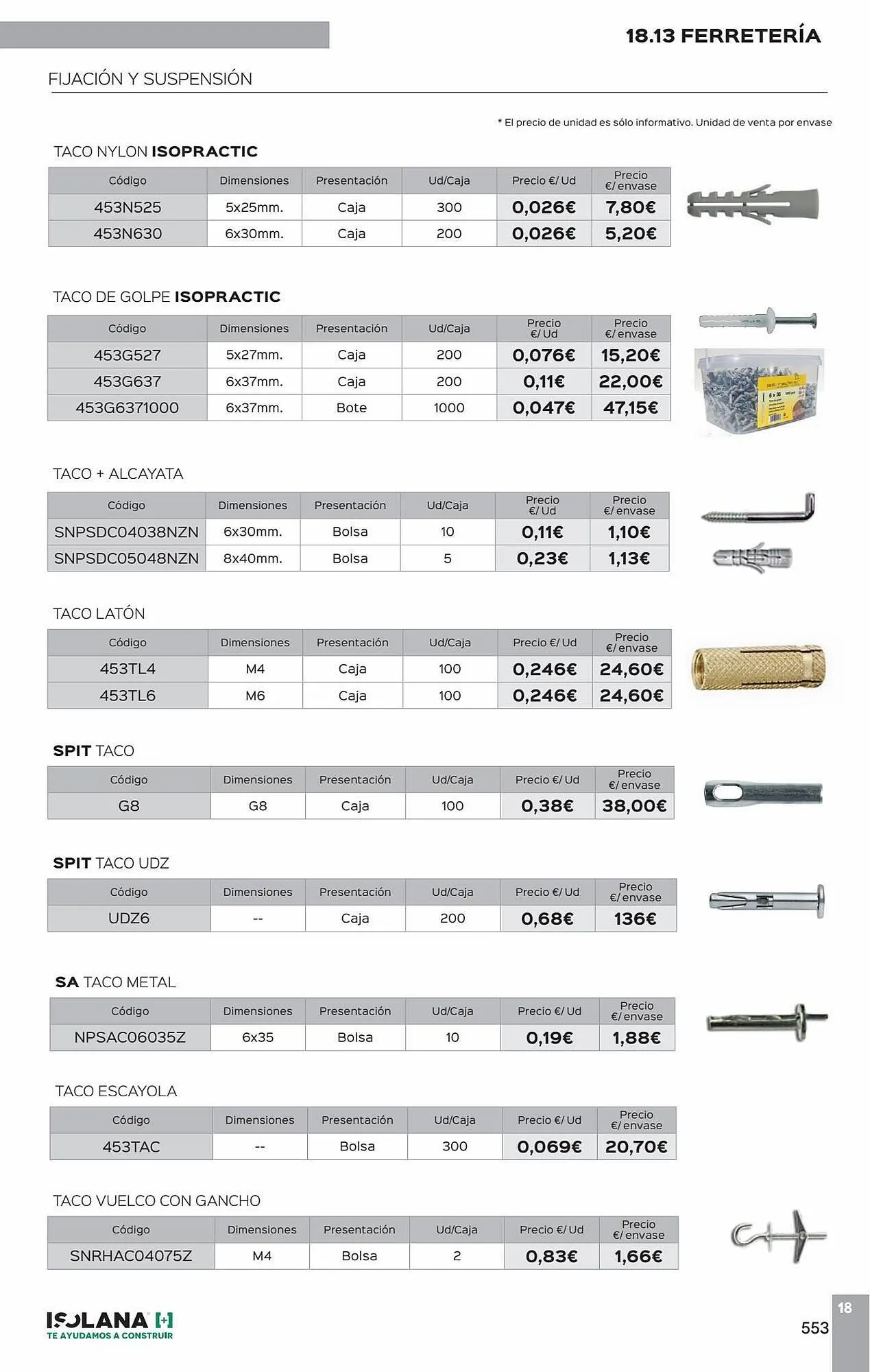 Catálogo de Folleto Isolana 30 de mayo al 31 de diciembre 2023 - Página 38