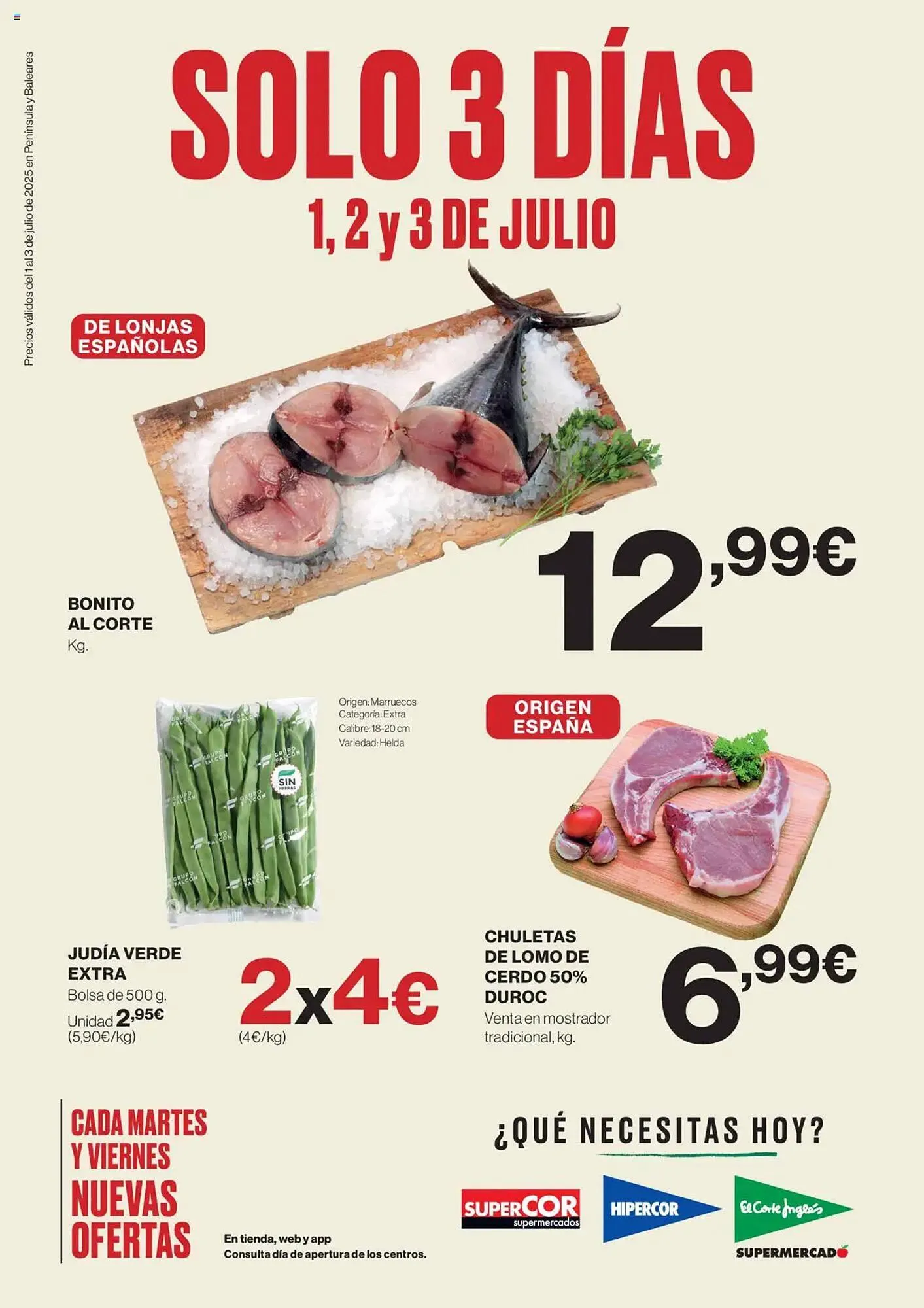 Catálogo de Folleto Hipercor 1 de julio al 3 de julio 2025 - Página 1