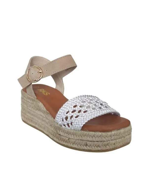 Sandalias Abiertas Alpargatas Mujer Beige NEW BONITA 05
