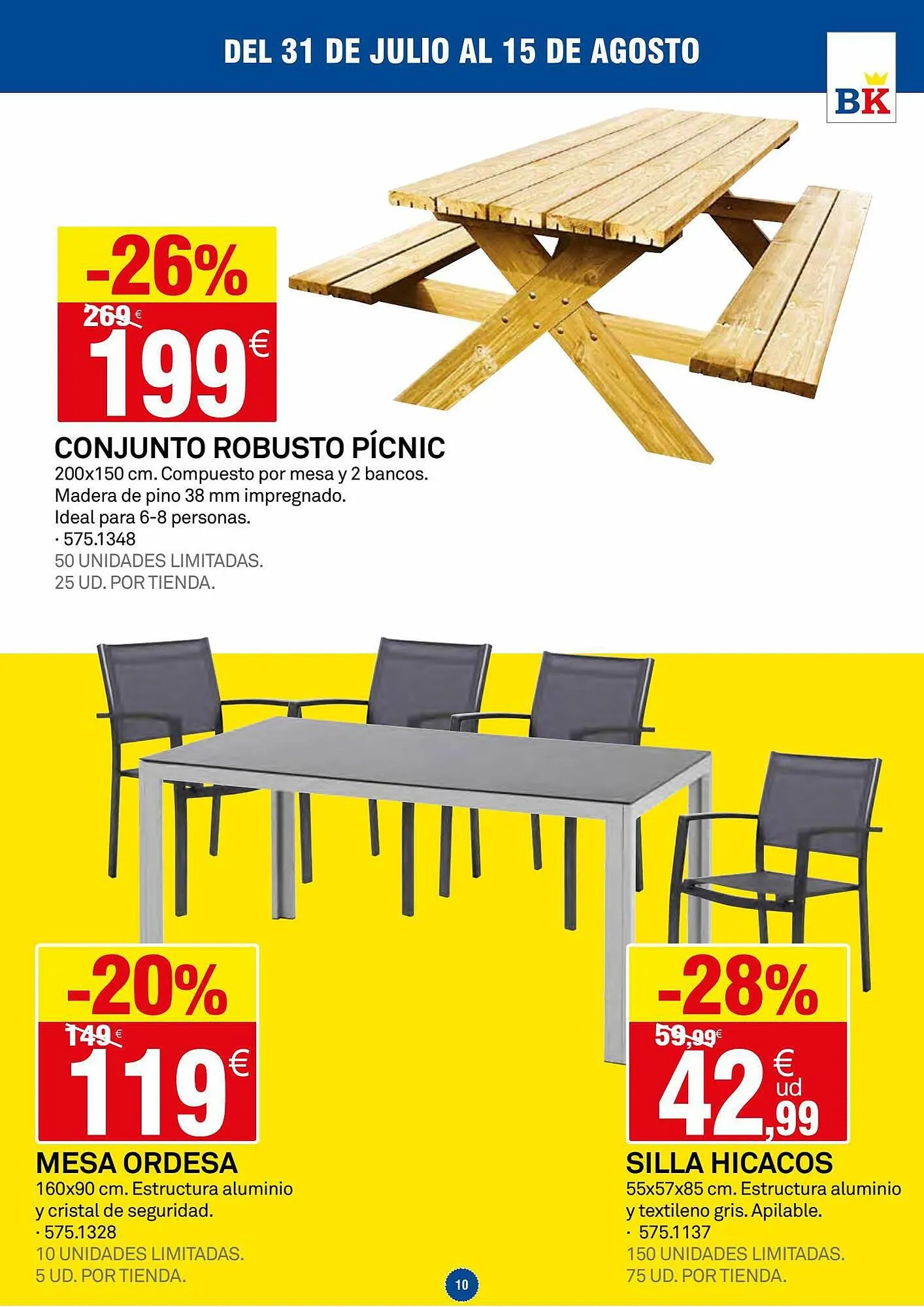 Catálogo de Folleto Bricoking 31 de julio al 3 de agosto 2023 - Página 10