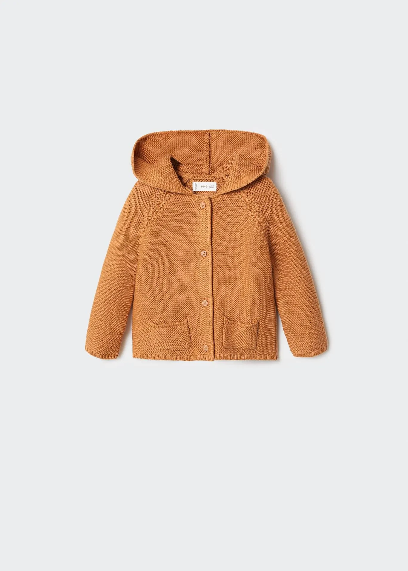 Cárdigan punto capucha