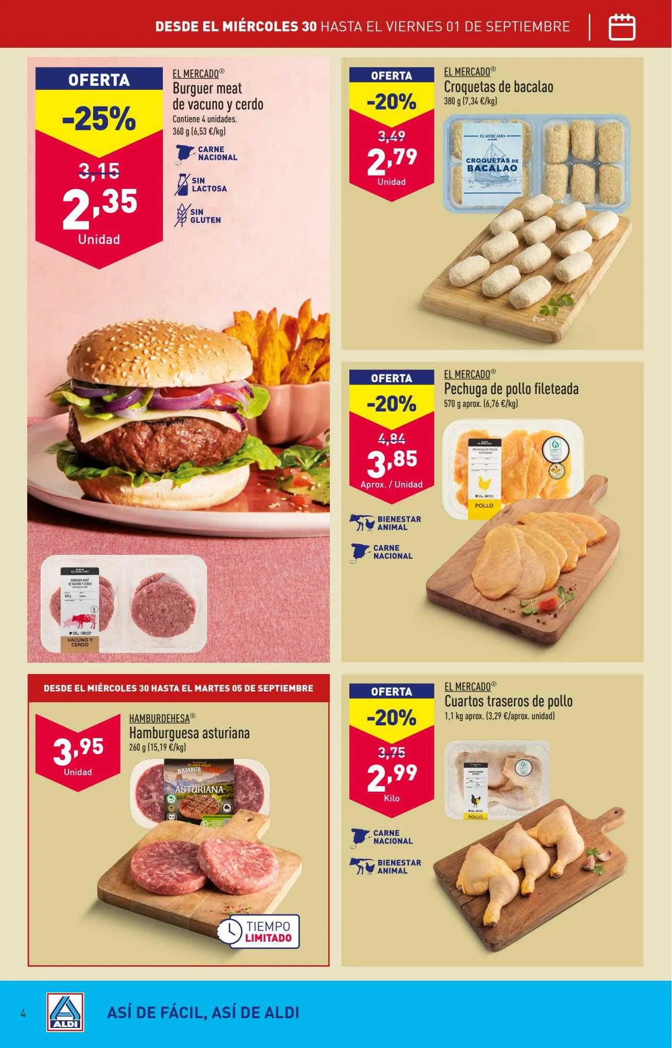 Catálogo de ALDI Folleto 28 de agosto al 3 de septiembre 2023 - Página 4