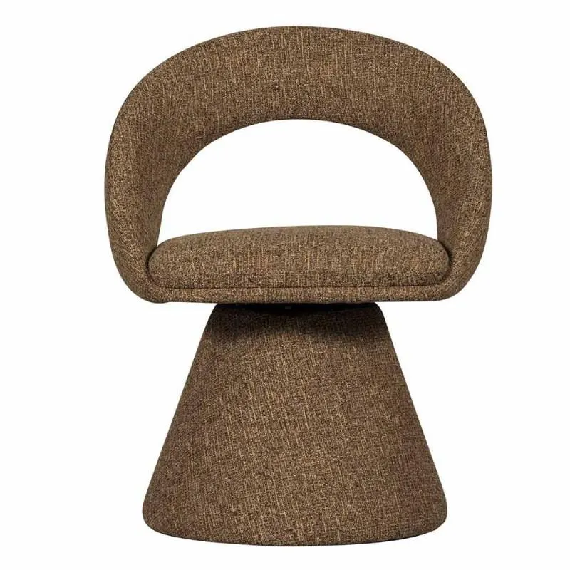 Winter swivel dining chair, sand melange