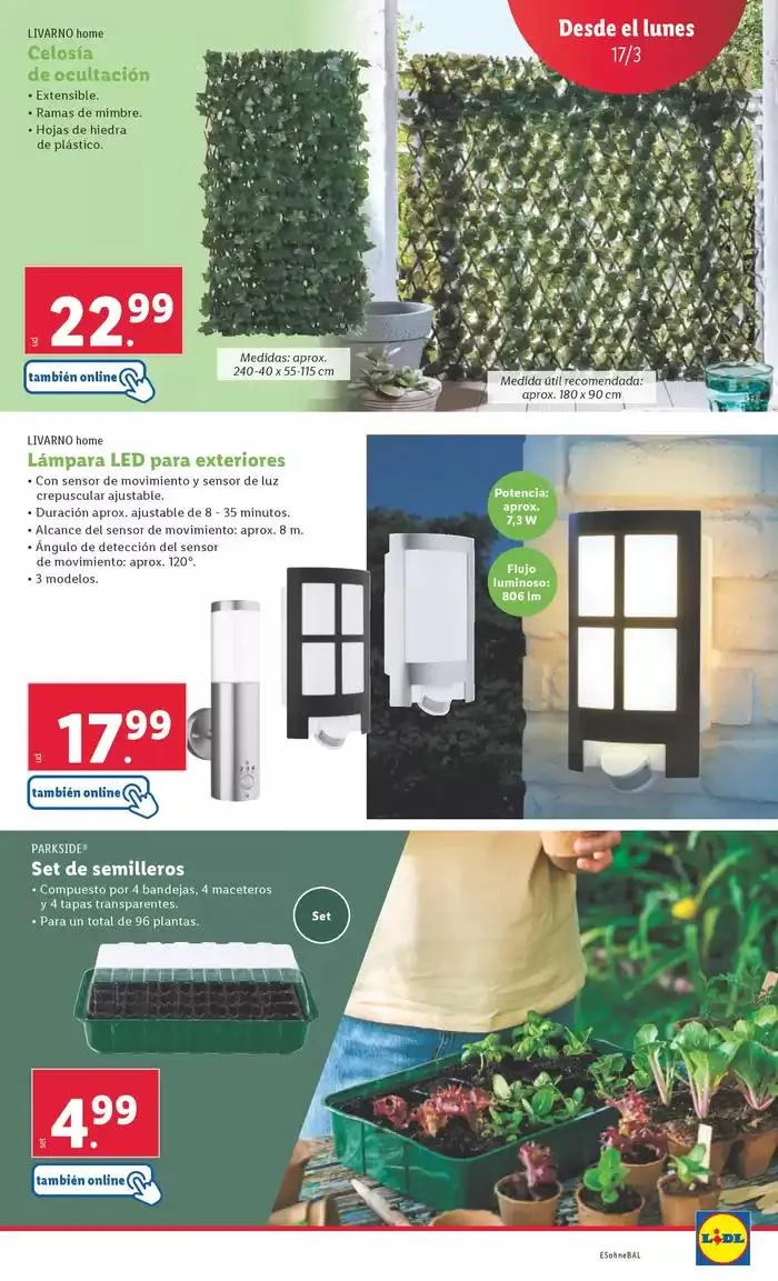Catálogo de ¡Bazar Lidl! Ofertas válidas del 17/03 al 23/03 17 de marzo al 23 de marzo 2025 - Página 7