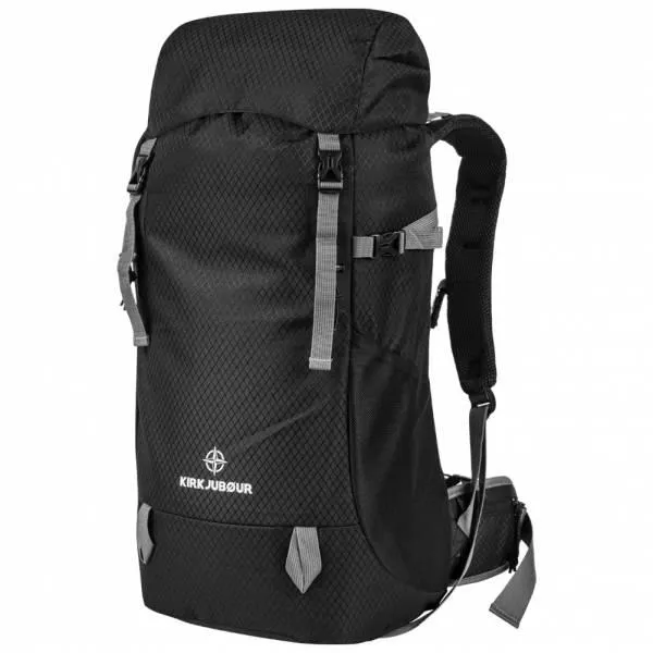 KIRKJUBØUR® "Vindelfjäll" Trekking outdoor Mochila 35 L negro