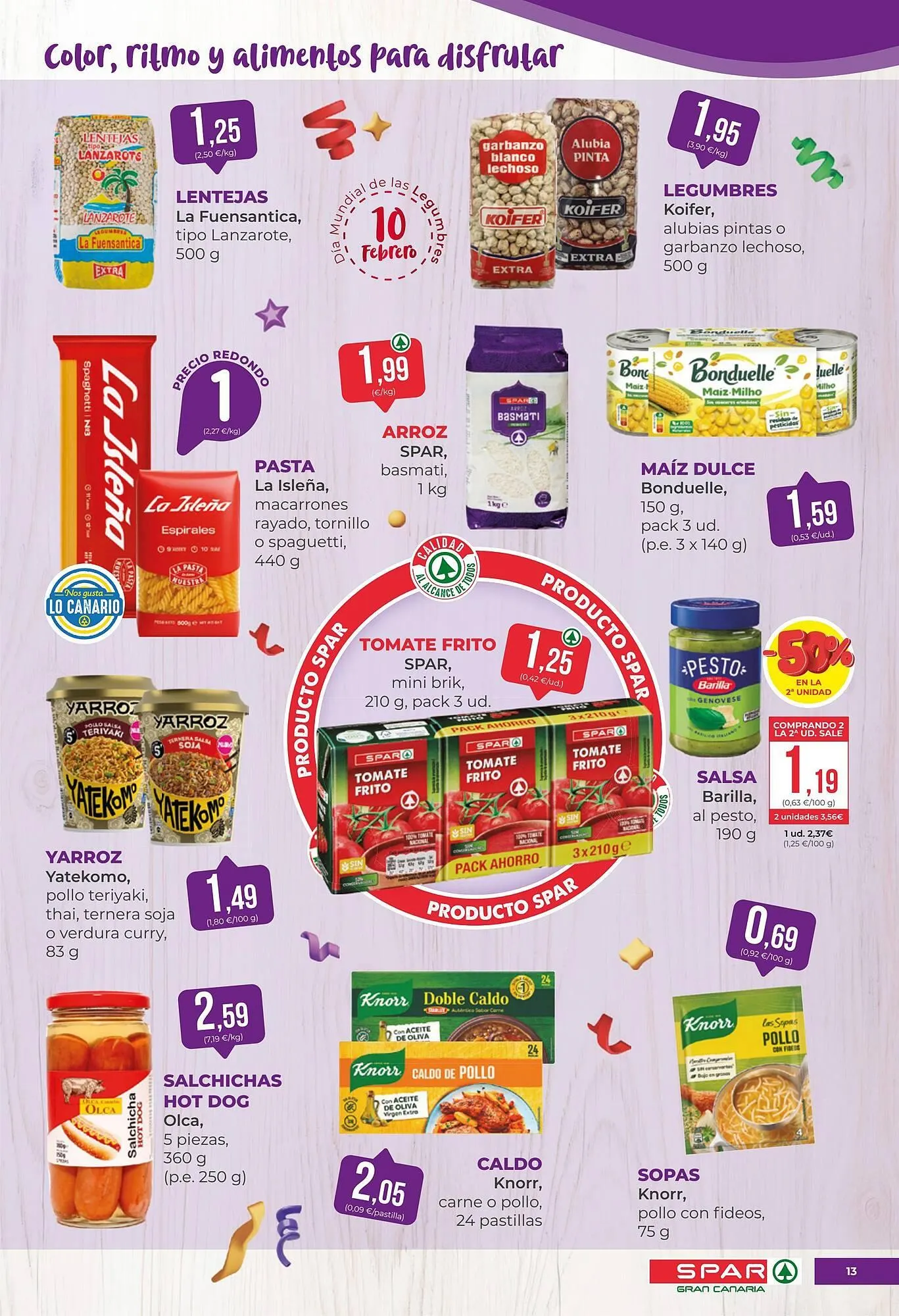 Catálogo de Folleto SPAR Gran Canaria 6 de febrero al 19 de febrero 2026 - Página 13