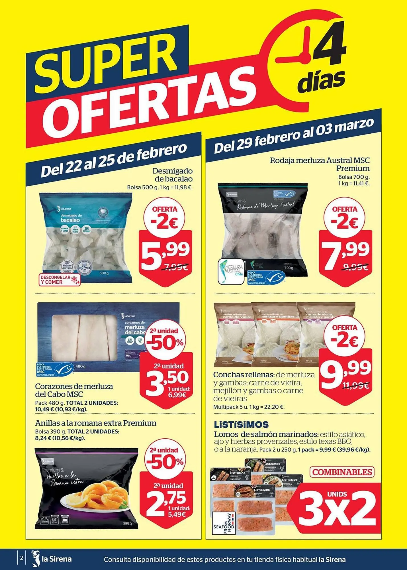 Catálogo de Folleto La Sirena 22 de febrero al 20 de marzo 2024 - Página 2