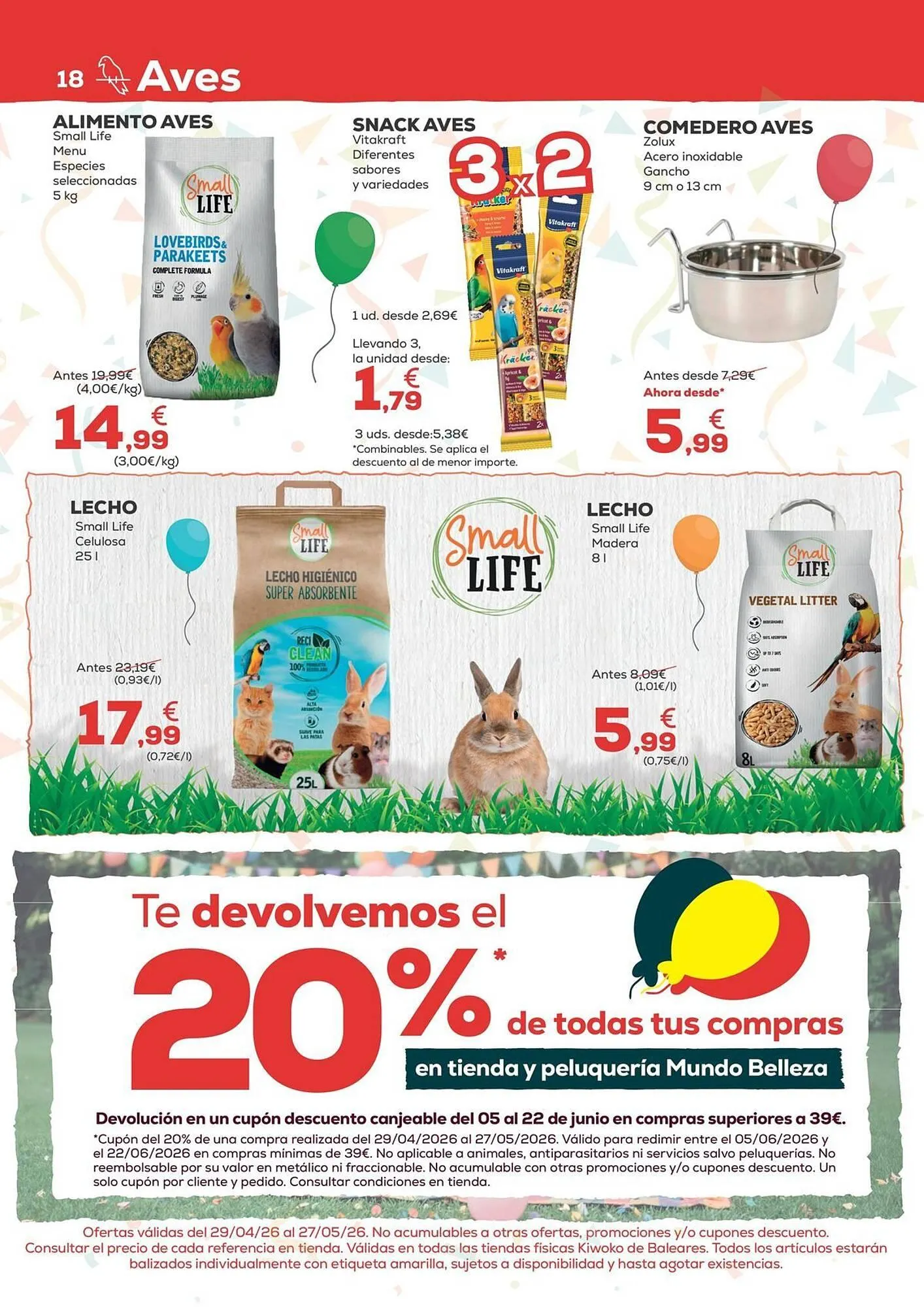 Catálogo de Folleto Kiwoko 29 de abril al 27 de mayo 2026 - Página 18