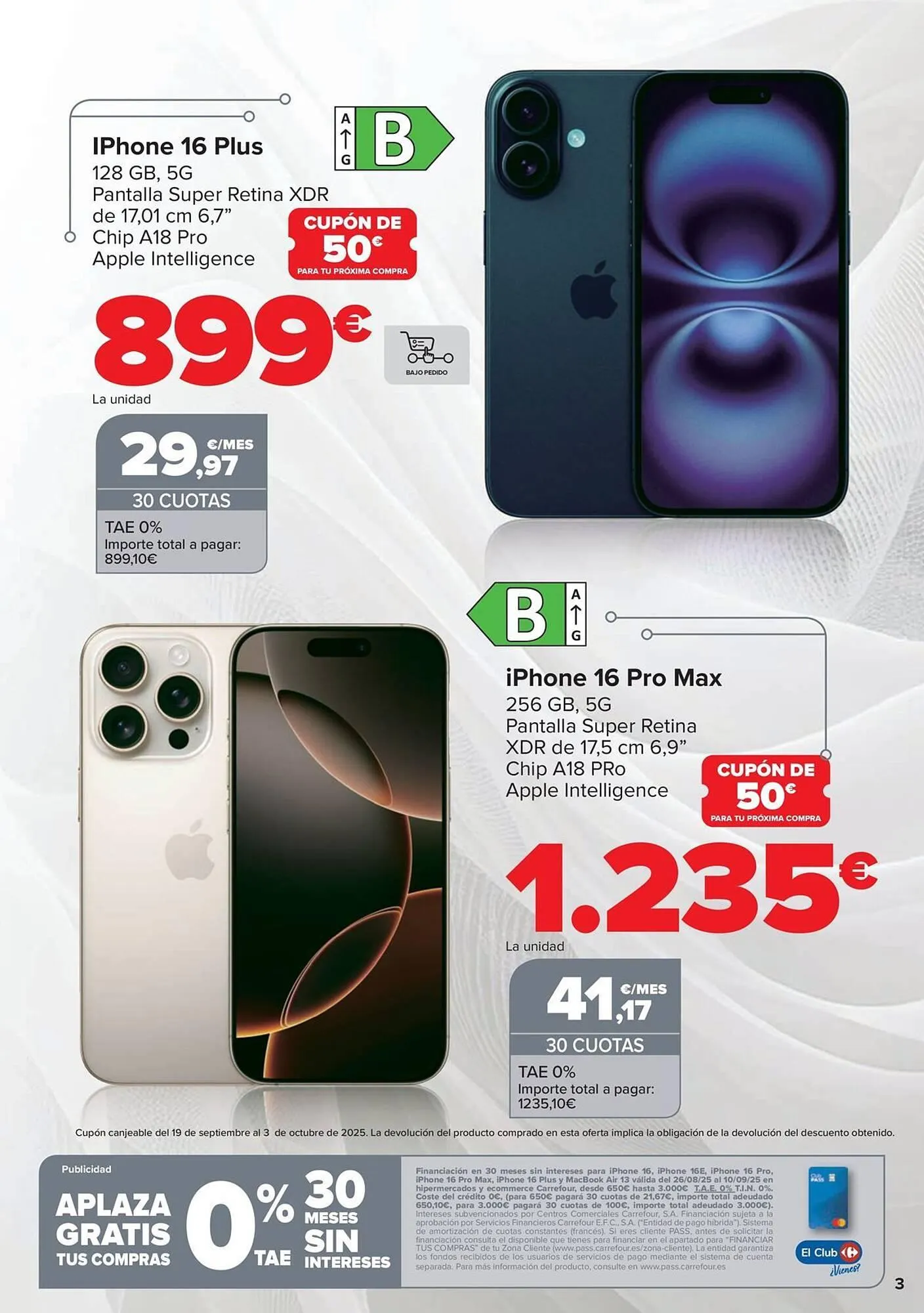 Catálogo de Folleto Carrefour 26 de agosto al 10 de septiembre 2025 - Página 3