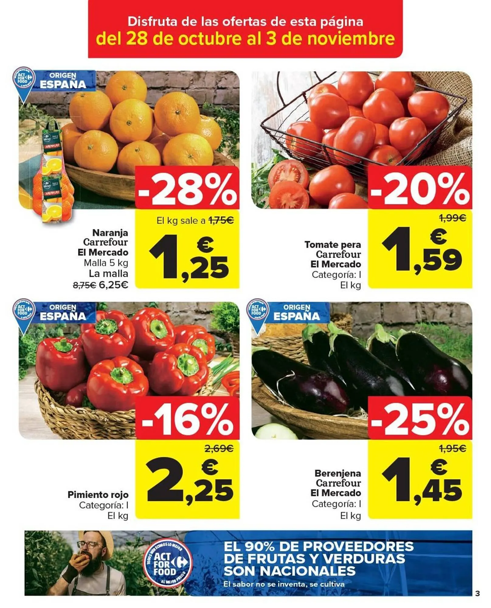 Catálogo de Folleto Carrefour Market 28 de octubre al 13 de noviembre 2025 - Página 3