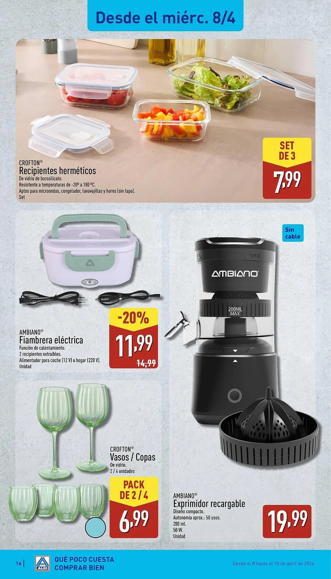 Catálogo de Folleto ALDI 6 de abril al 12 de abril 2026 - Página 16