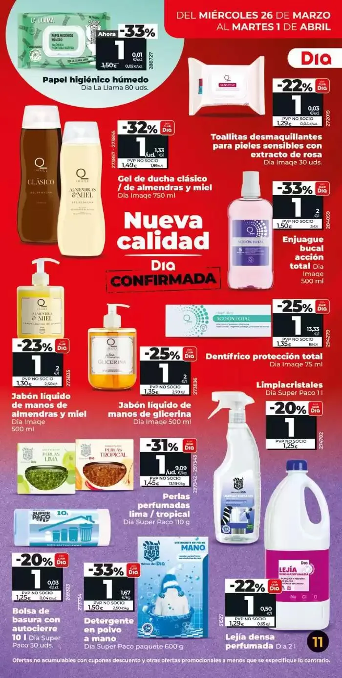 Catálogo de Más de 100 productos a 1€ del 26/03 al 01/04  26 de marzo al 1 de abril 2025 - Página 11