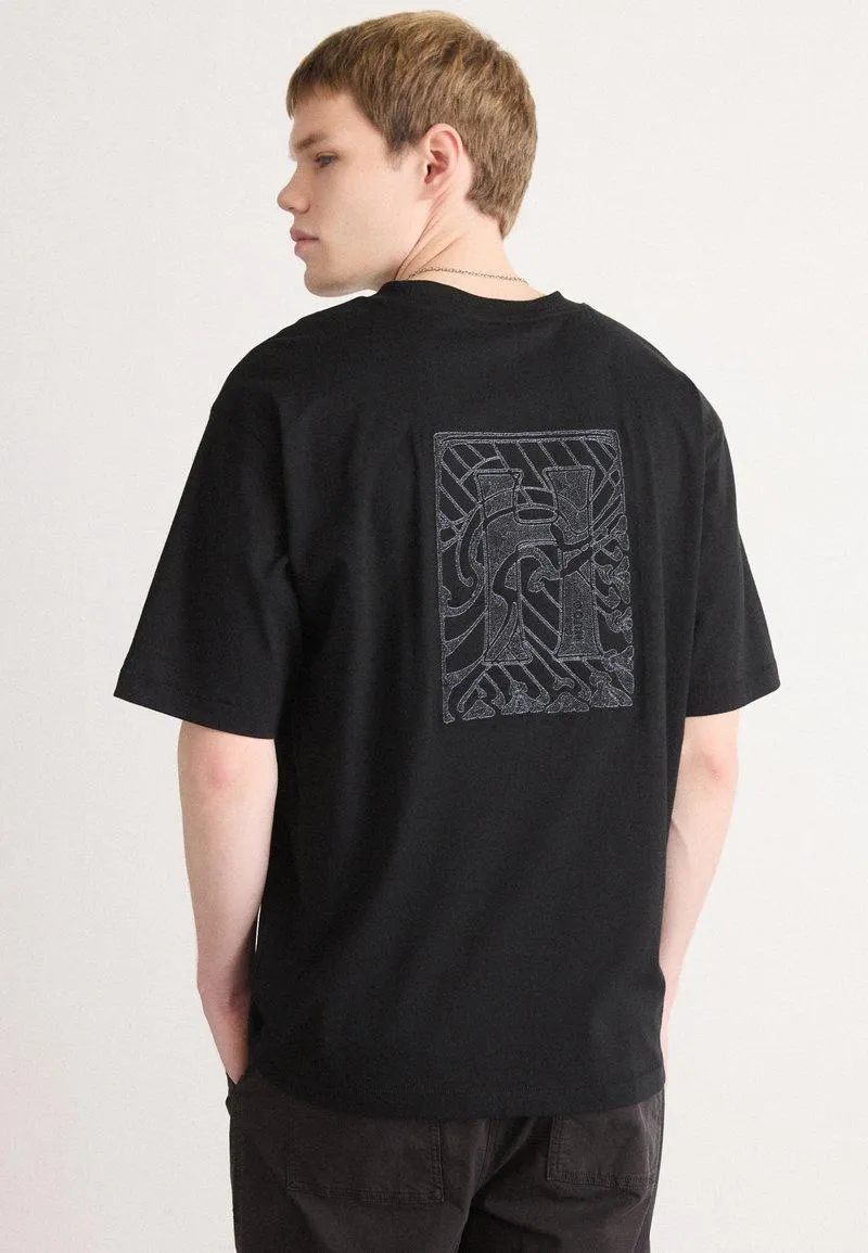 DADSU - Camiseta estampada - black