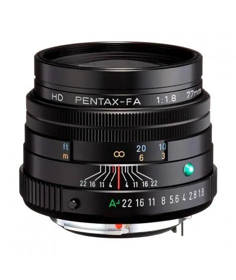 Pentax 77mm f1.8 FA HD Limited negro