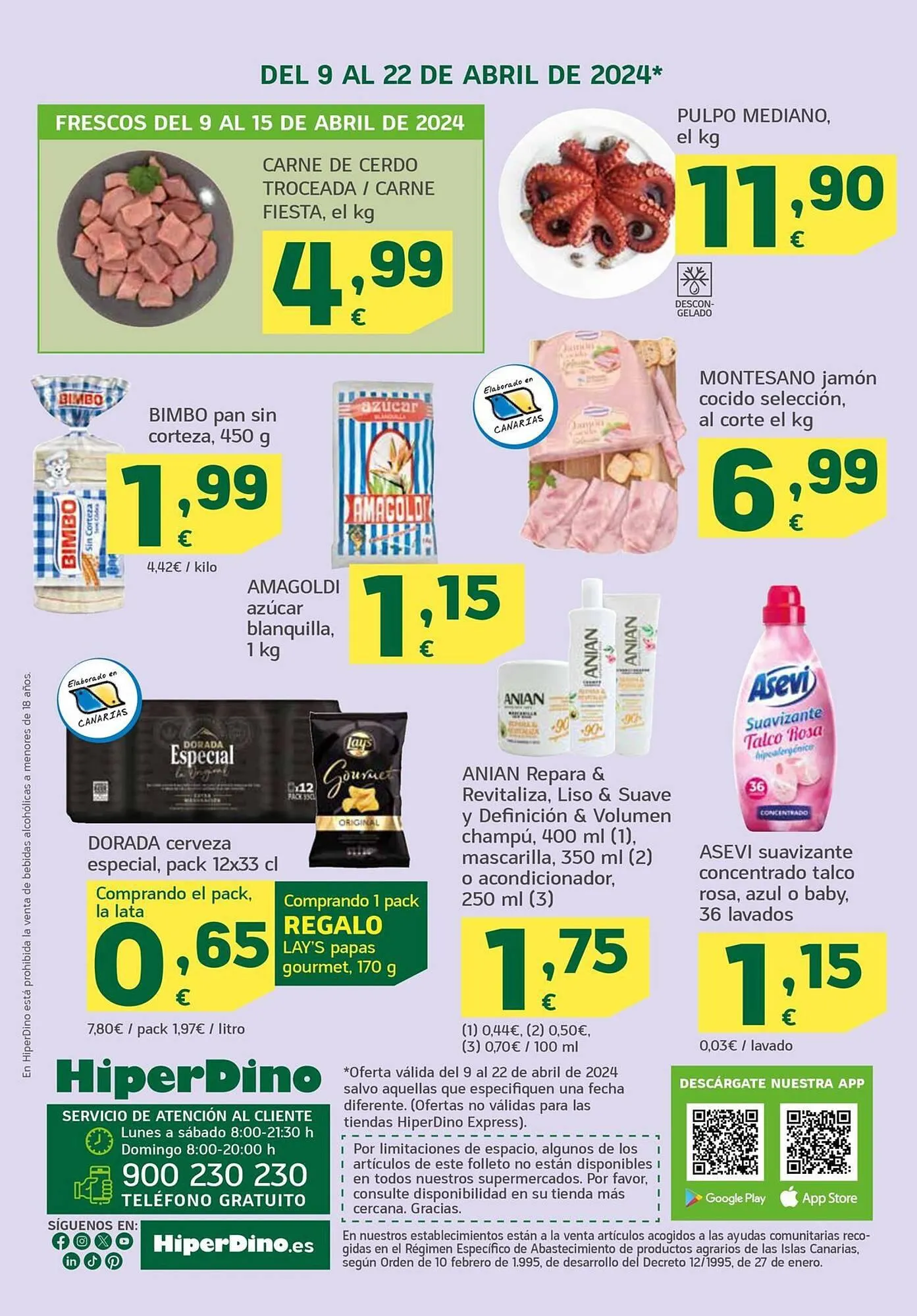 Catálogo de Folleto HiperDino 9 de abril al 22 de abril 2024 - Página 34