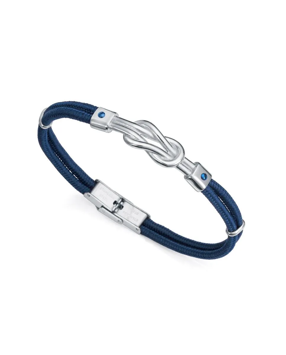 Pulsera Heat de nailon azul de acero con tornillos Ip azul