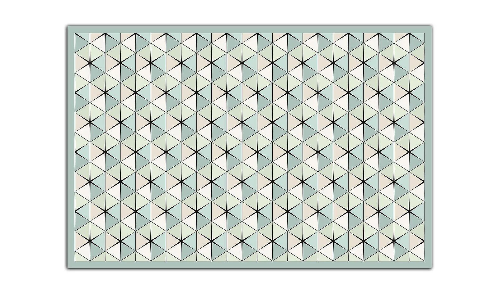 Alfombra estrella hidráulica hexagonal