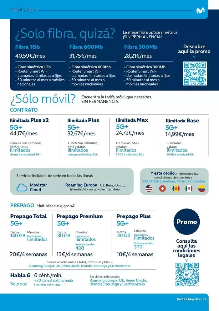 Catálogo de Llegan las Blue Weeks de Movistar con un menú exclusivo cada semana 25 de octubre al 30 de noviembre 2024 - Página 31