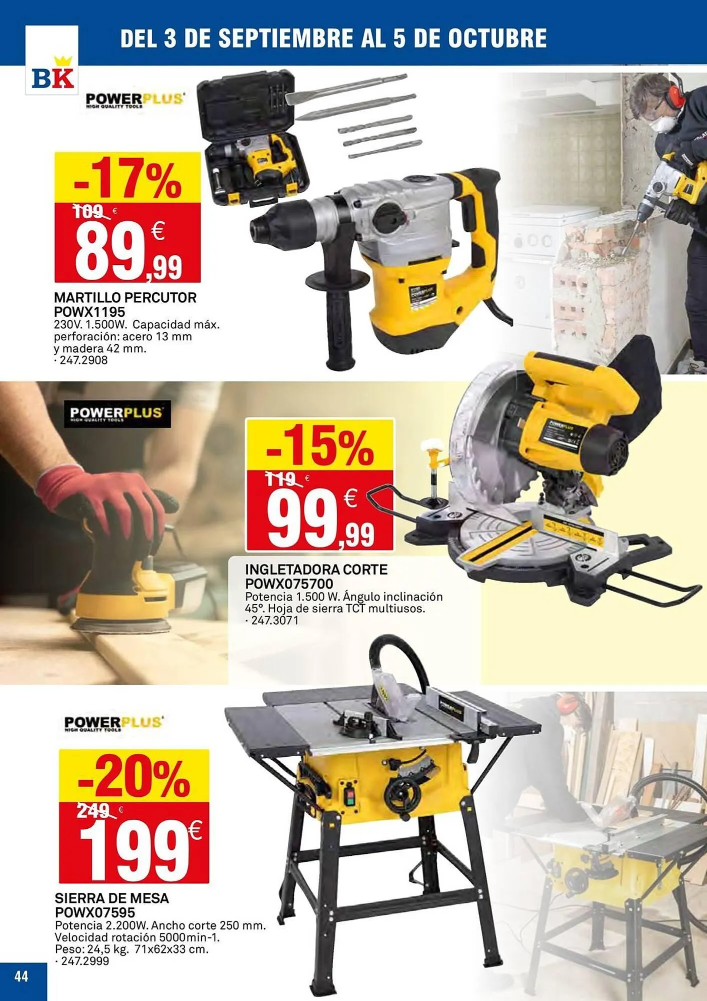 Catálogo de Catálogo Bricoking 3 de septiembre al 15 de octubre 2025 - Página 44