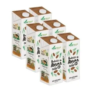 Pack 6 x Bebida de Avena con Cacao BIO Soria Natural 1 L