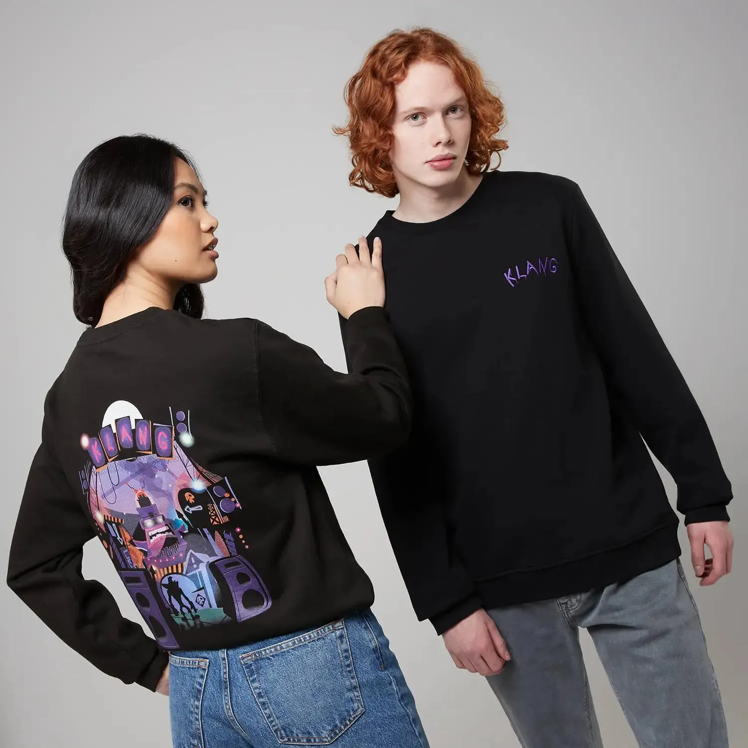 Sudadera Crash Bandicoot KLANG Bordada - Negra