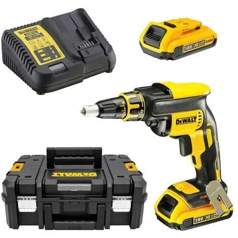 Atornillador pladur DEWALT DCF620D2 18V XR, dos baterías, cargador
