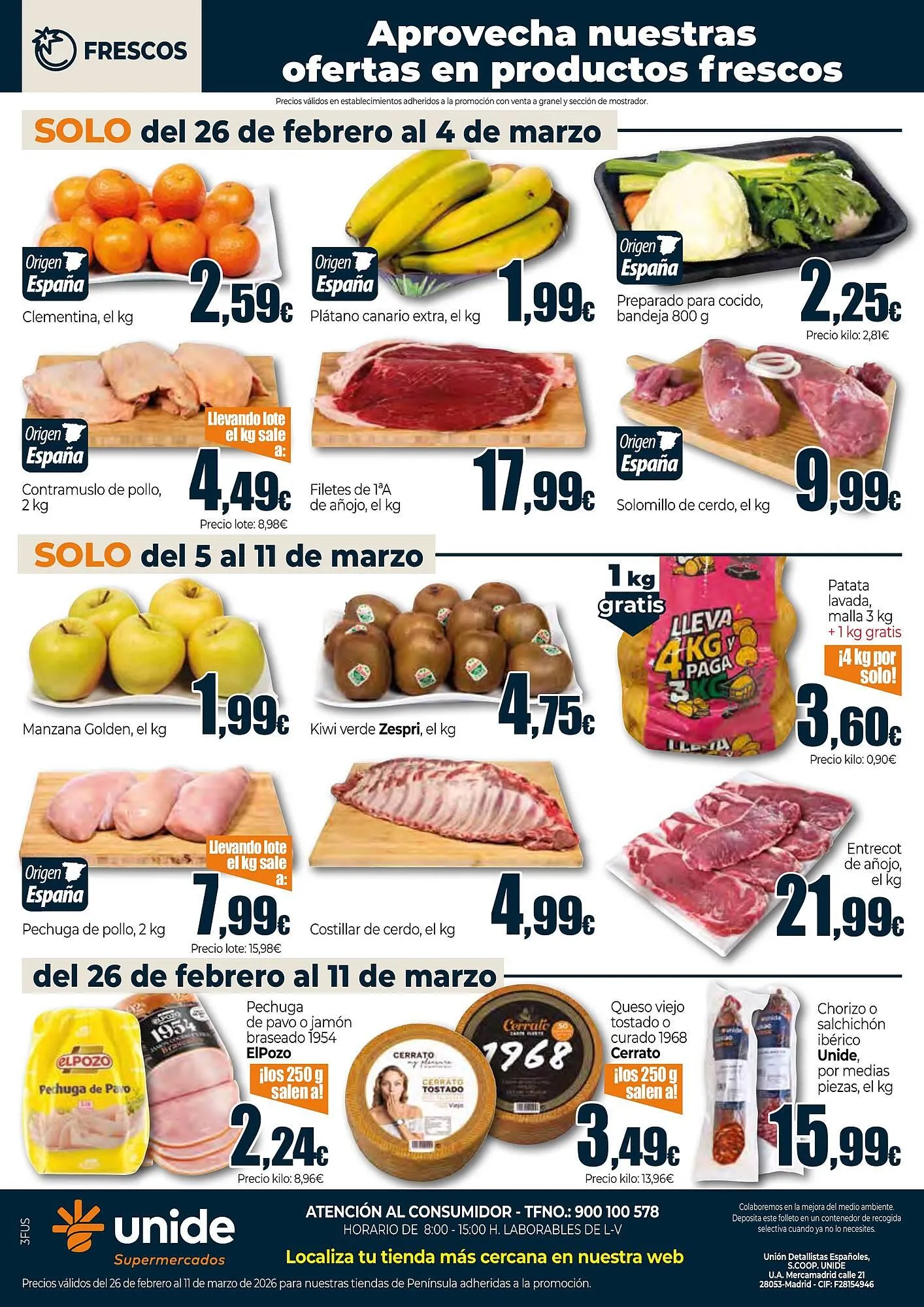 Catálogo de Folleto Unide Supermercados 26 de febrero al 11 de marzo 2026 - Página 4