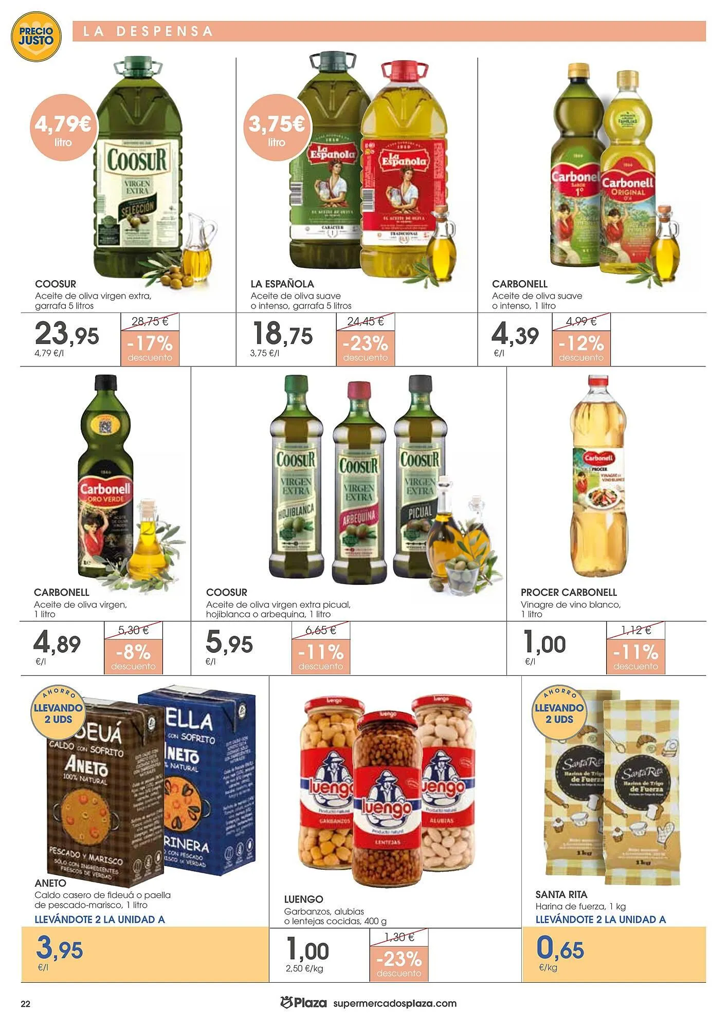 Catálogo de Folleto Supermercados Plaza 7 de mayo al 20 de mayo 2026 - Página 22
