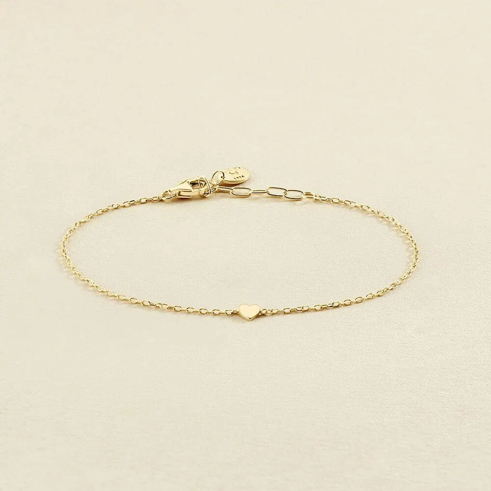Pulsera de cadena WITH LOVE - Dorado