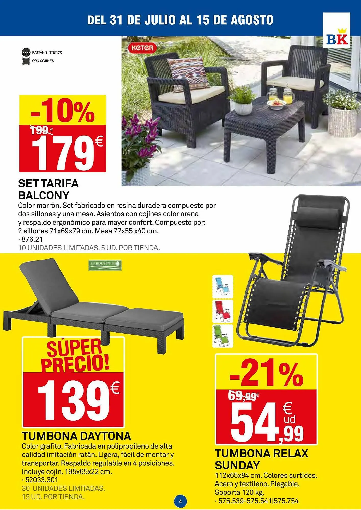 Catálogo de Folleto Bricoking 31 de julio al 3 de agosto 2023 - Página 4