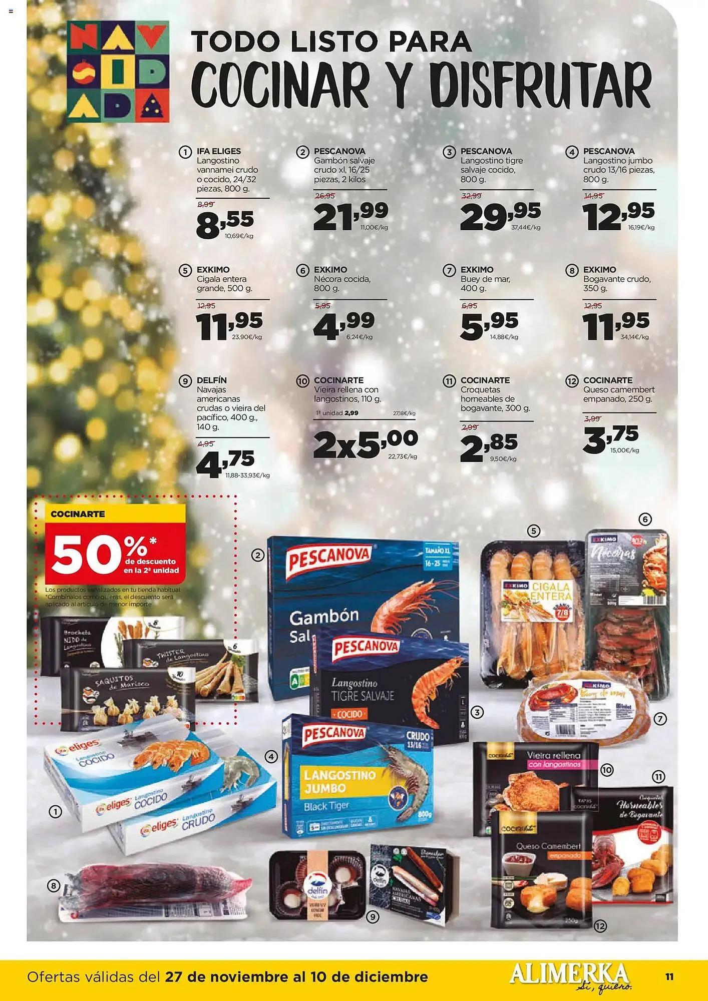 Catálogo de Folleto Alimerka 27 de noviembre al 10 de diciembre 2025 - Página 11