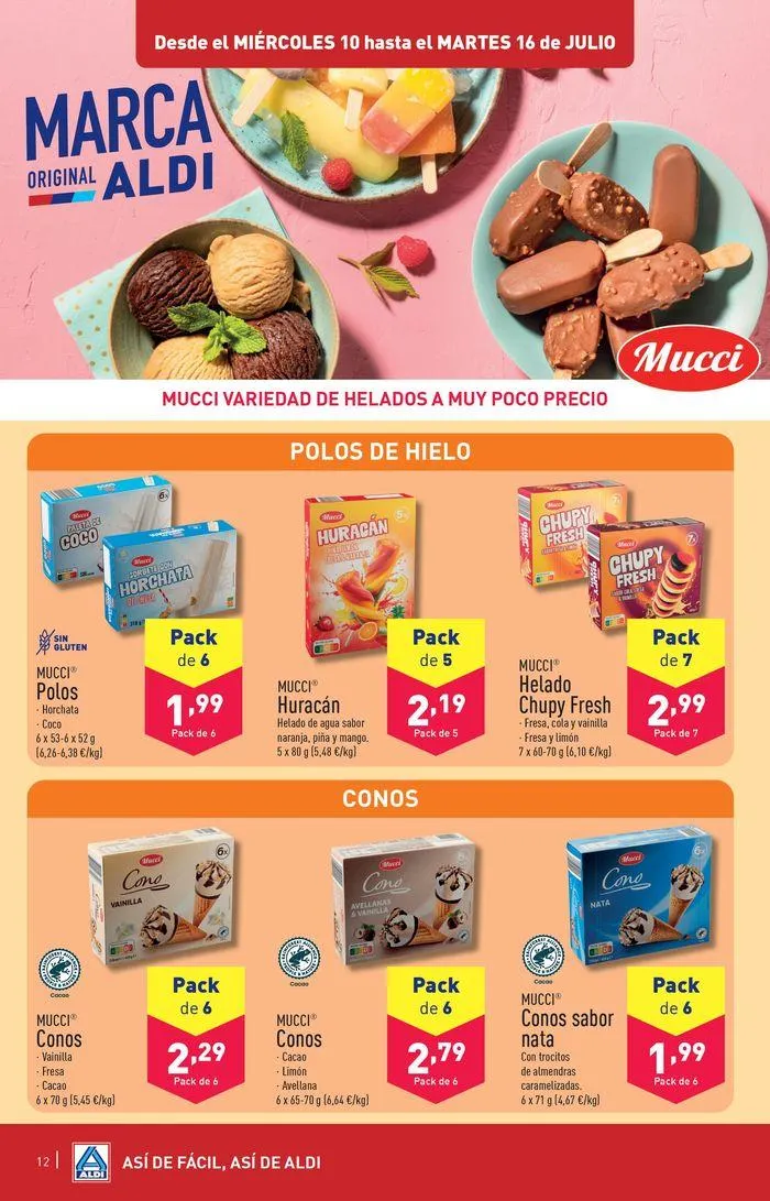 Catálogo de ¡Así de fácil, así de Aldi! 10 de julio al 16 de julio 2024 - Página 12