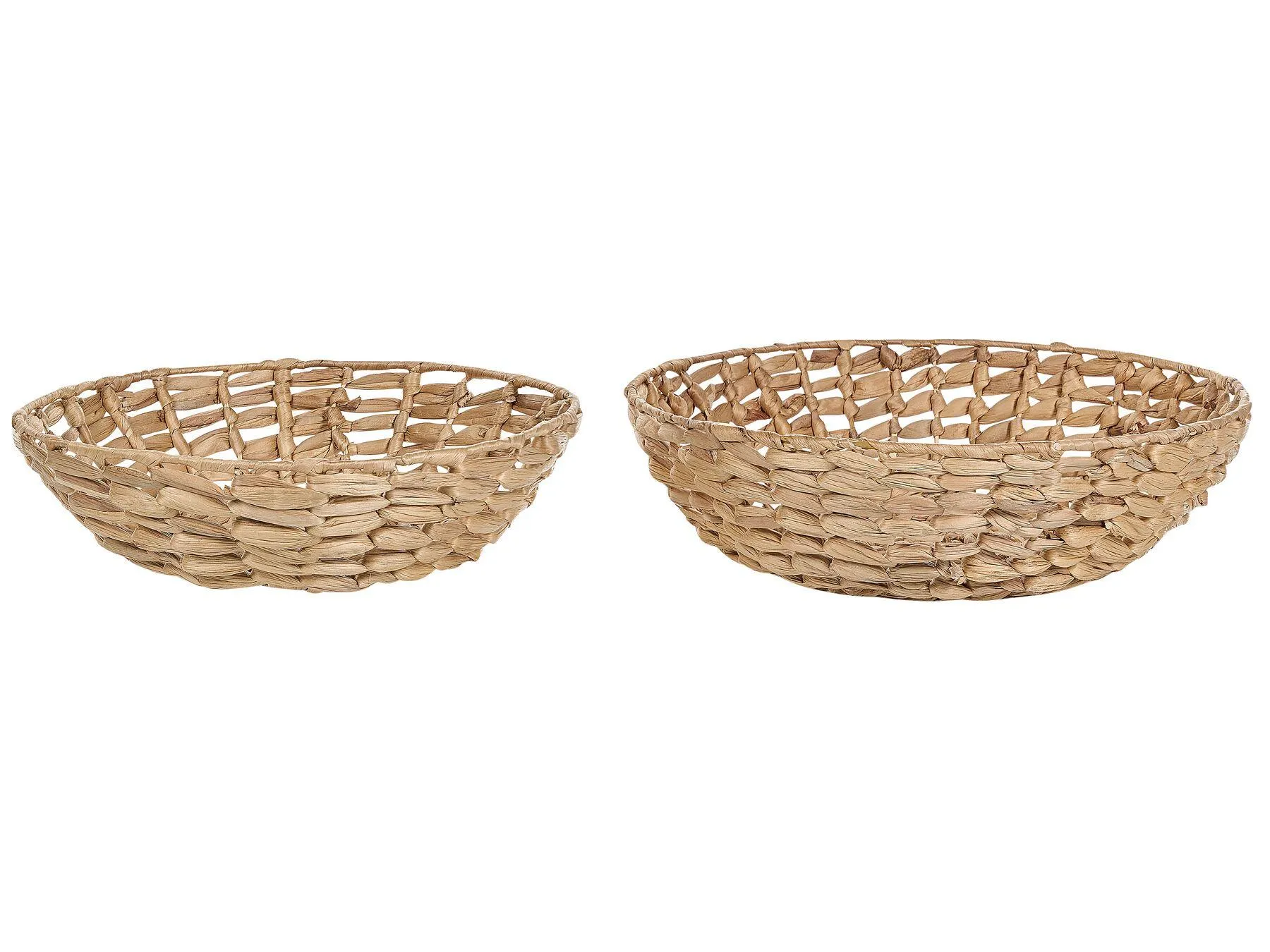 Conjunto de 2 cuencos decorativos DALAT Mimbre Natural