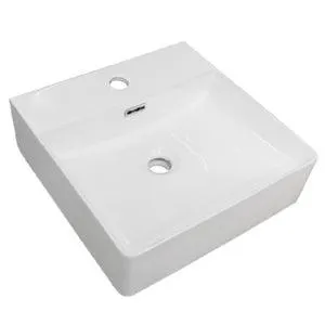 Lavabo TOMILLO SQUARE 12x42x42 cm blanco