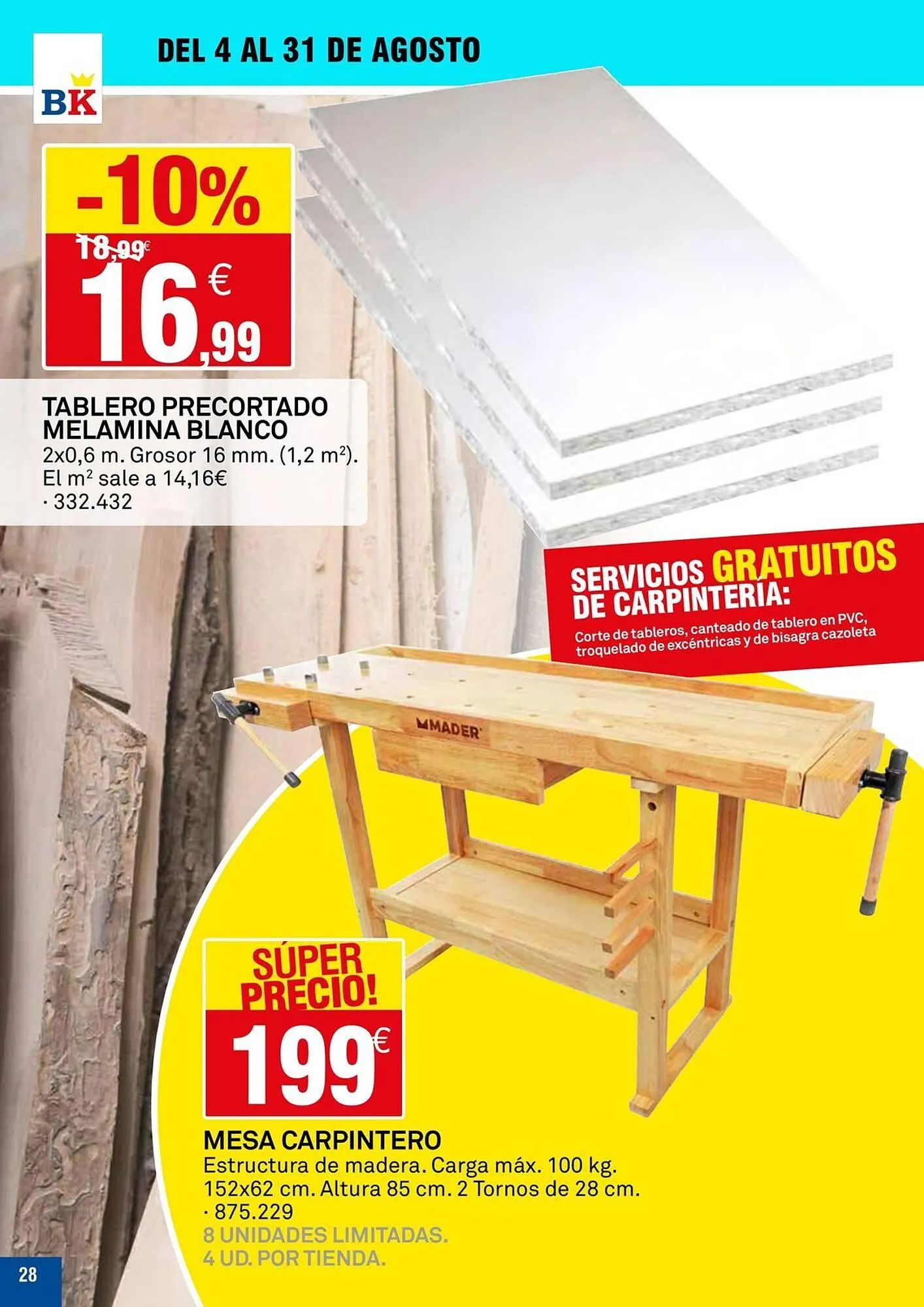 Catálogo de Folleto Bricoking 14 de agosto al 31 de agosto 2025 - Página 28