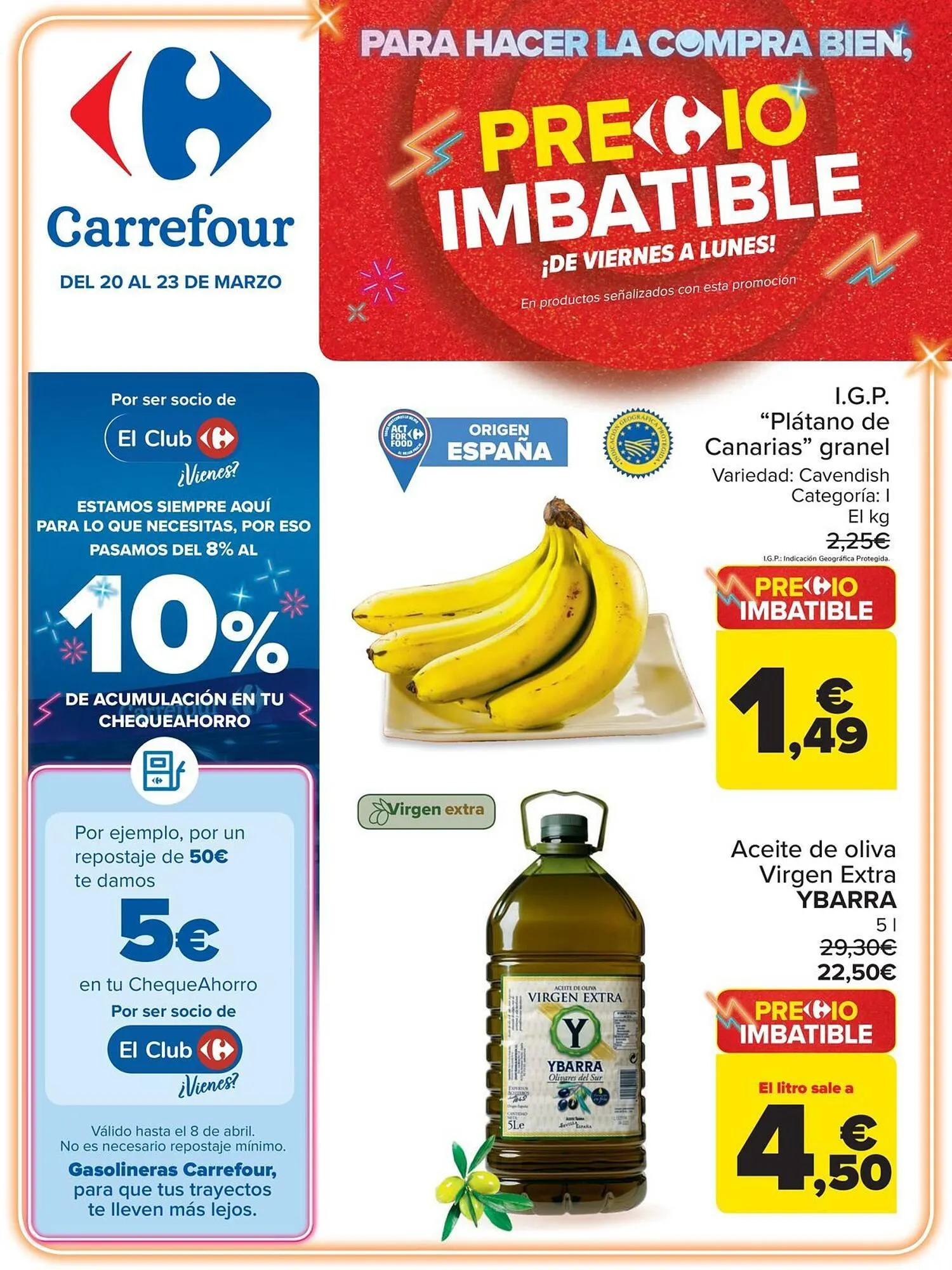 Catálogo de Folleto Carrefour 20 de marzo al 23 de marzo 2026 - Página 1