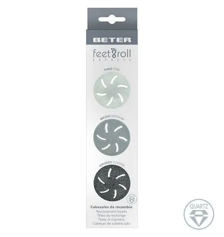 Cabezales de cuarzo de recambio Feet&Roll Express