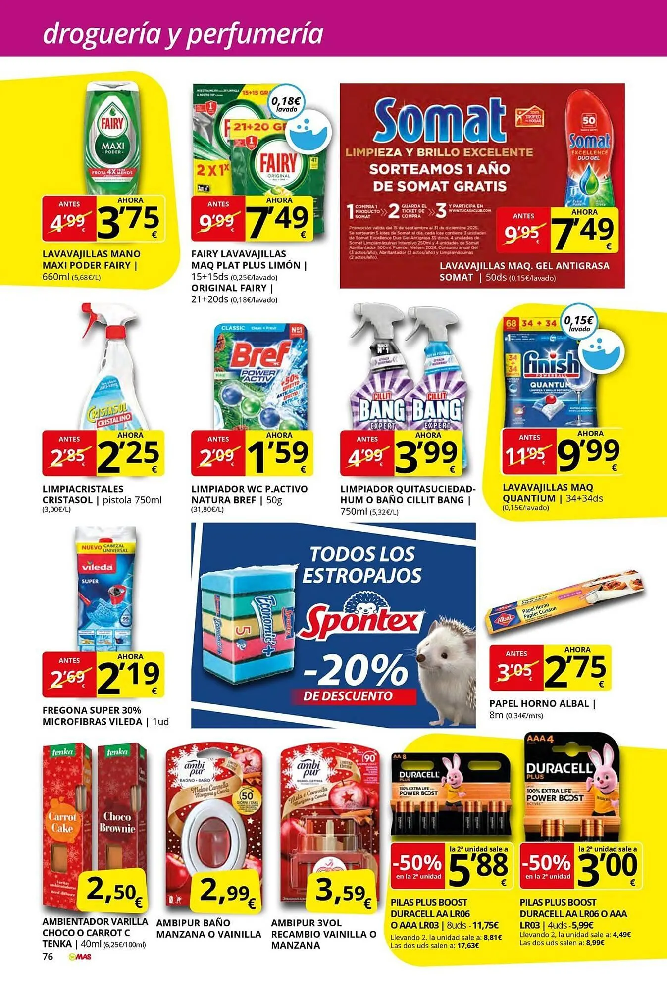 Catálogo de Folleto Supermercados MAS 28 de noviembre al 31 de diciembre 2025 - Página 76