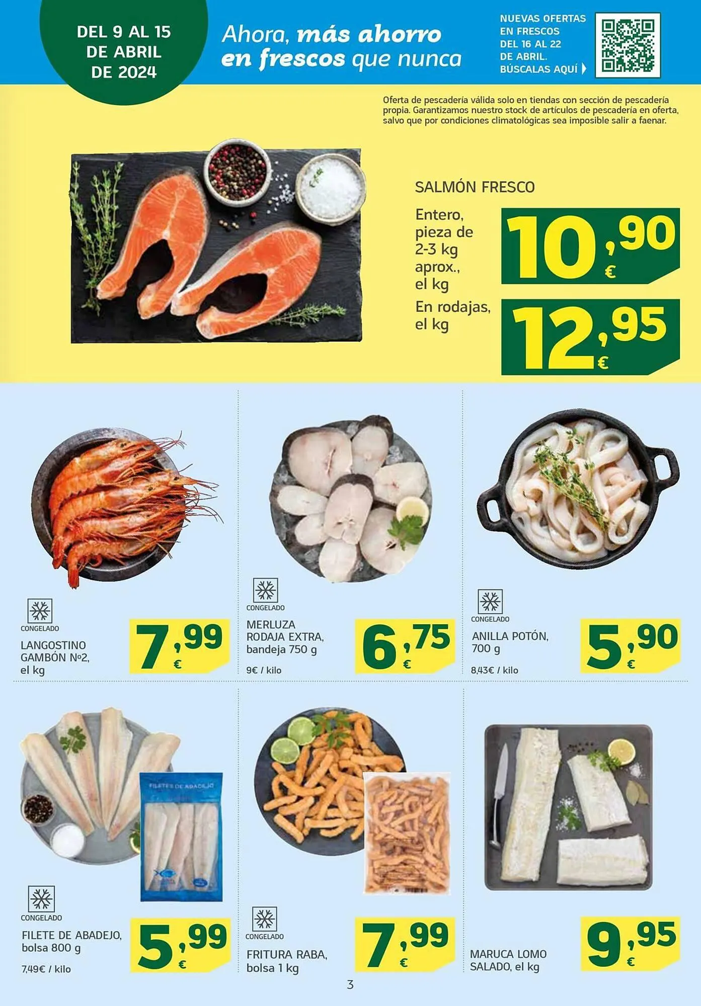 Catálogo de Folleto HiperDino 9 de abril al 22 de abril 2024 - Página 3