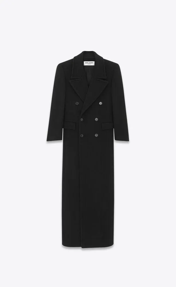 abrigo oversize de lana