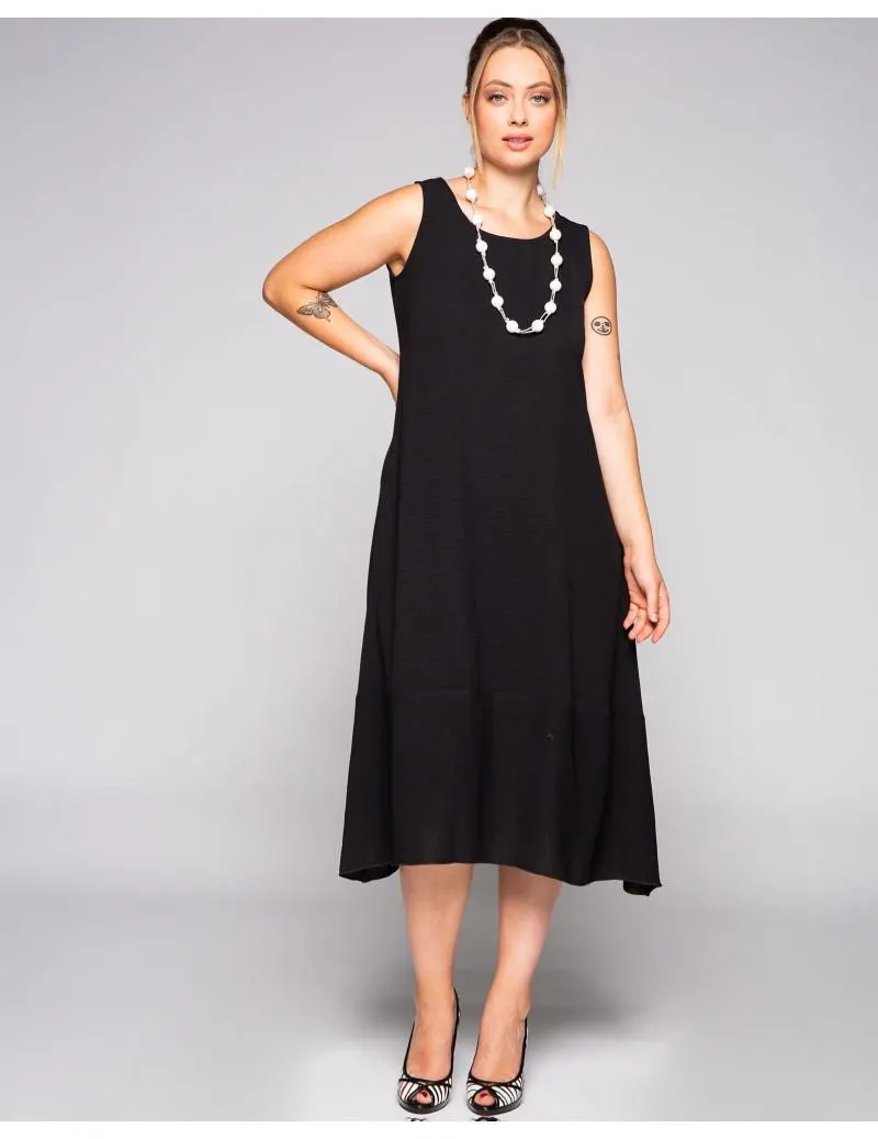 Vestido largo simil lino