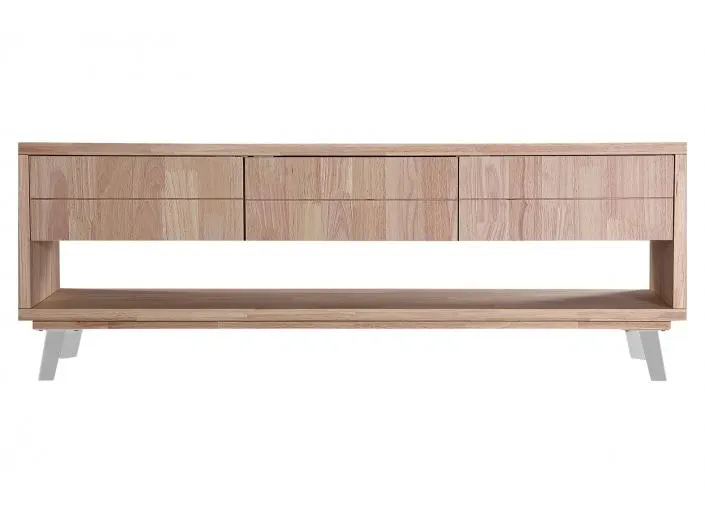 Mueble tv color roble nordish-blanco