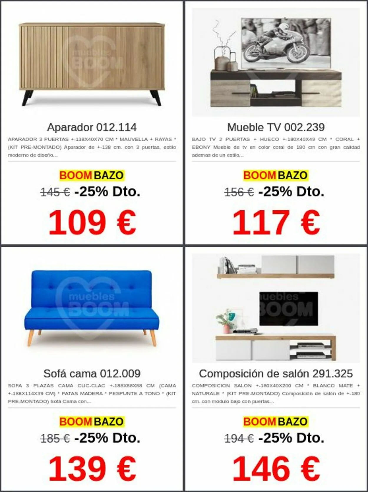 Catálogo de Muebles BOOM Oferta actual 10 de noviembre al 19 de noviembre 2025 - Página 4