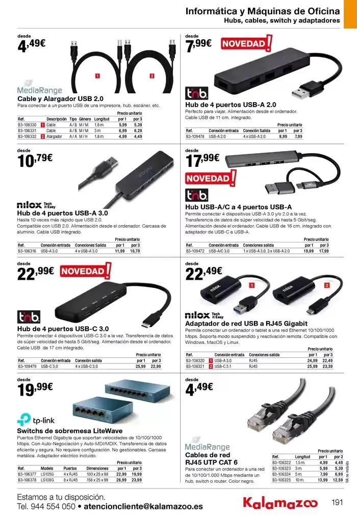 Catálogo de Staples Kalamazoo Catálogo General 9 de enero al 30 de septiembre 2025 - Página 191