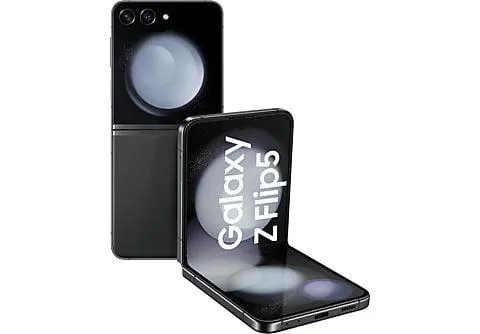 Móvil - Samsung Galaxy Z Flip 5 5G, Gris Grafito, 512GB, 8GB RAM, 6,7" FHD+, Plegable, Qualcomm Snapdragon, 3700 mAh, Android 13