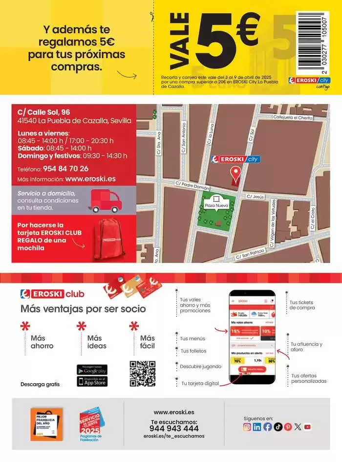 Catálogo de Tu nuevo Eroski City La Puebla de Cazalla 20 de marzo al 26 de marzo 2025 - Página 8