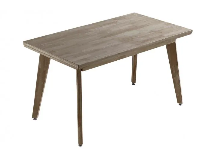 Mesa comedor fija madera color roble honey